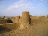 Kréta: pískový hrad